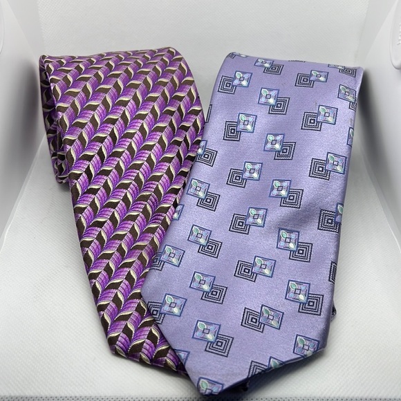 Bundle of 2 ZEGNA Neckties - Picture 1 of 6